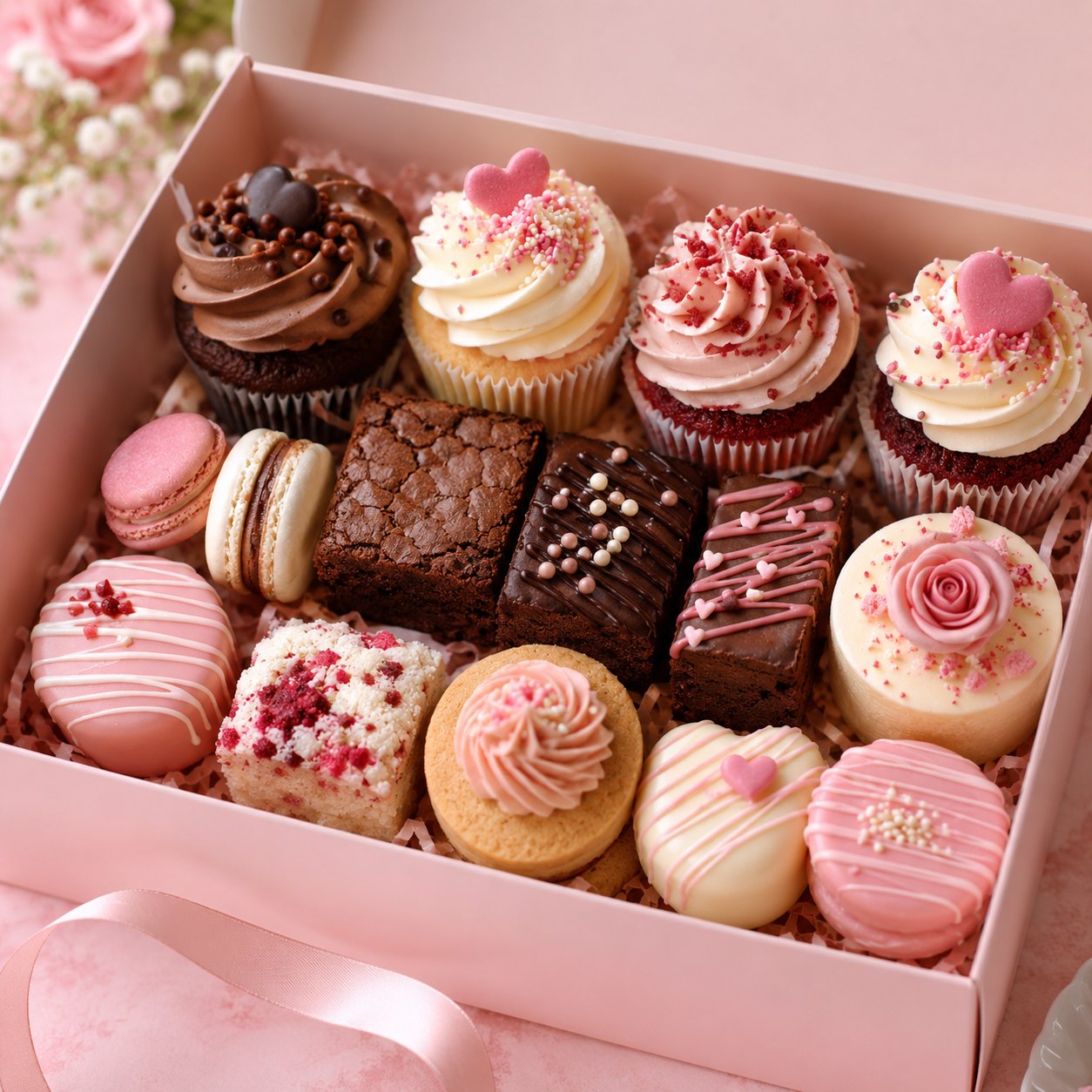 Baby shower treat box