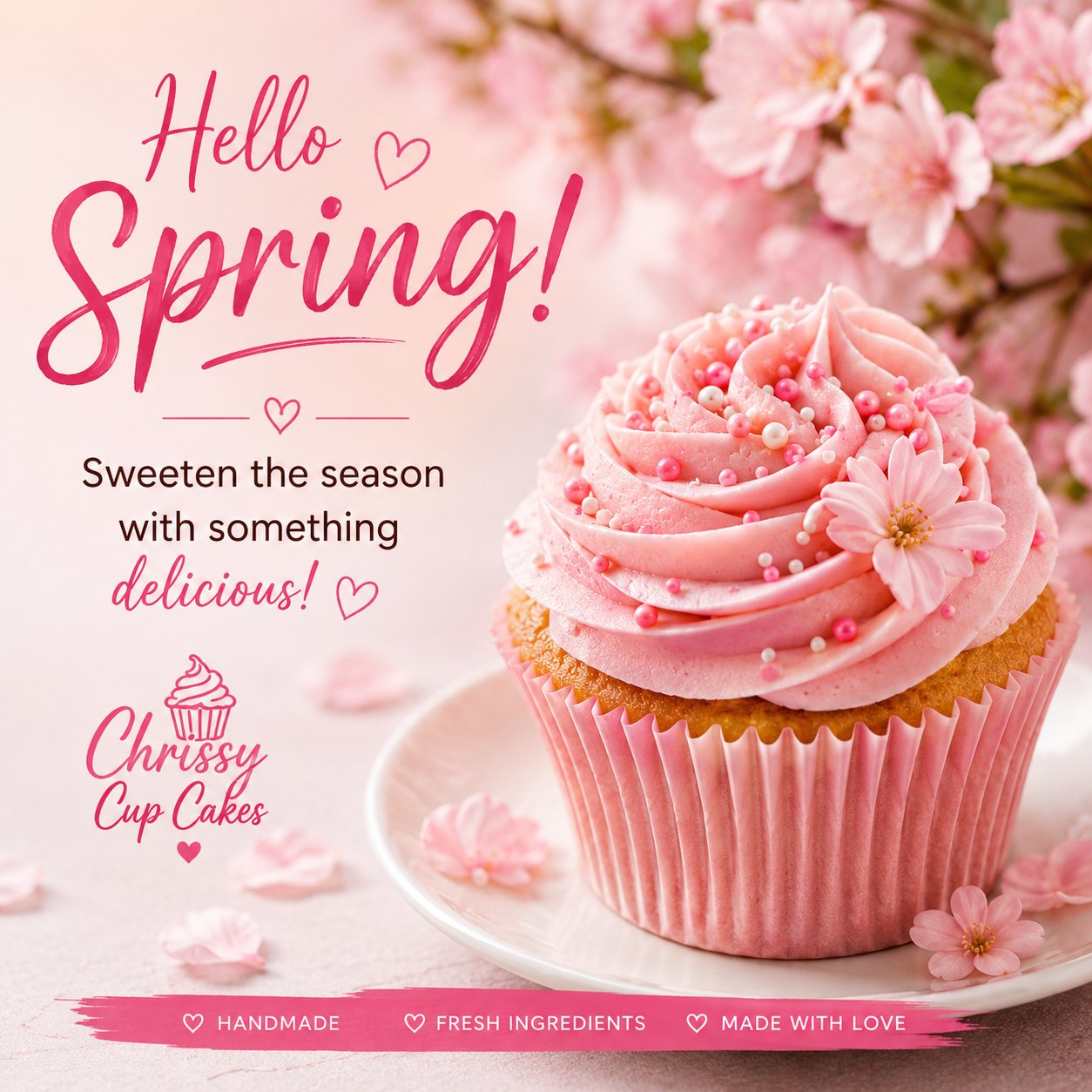 Spring cupcakes